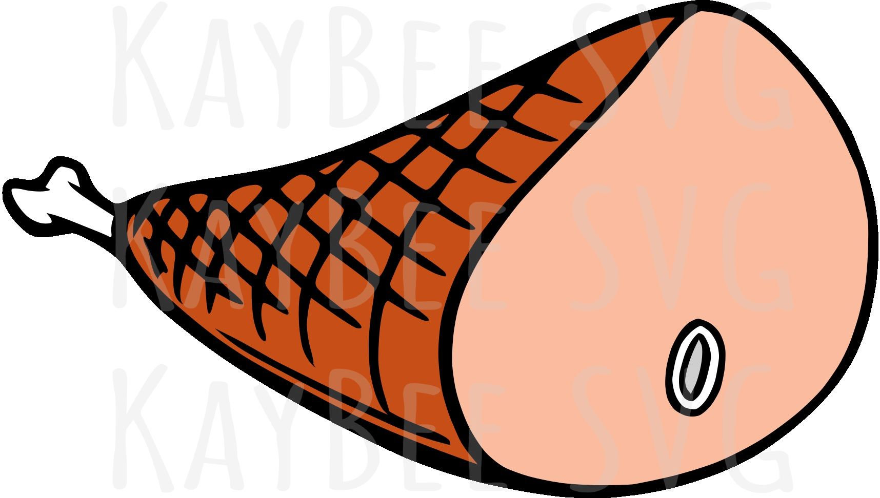 Cooked Ham Clipart Free
