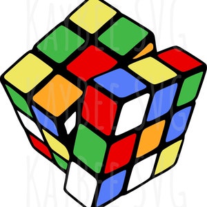 Puzzle Cube SVG PNG Jpg Clipart Digital Cut File Download for Cricut ...