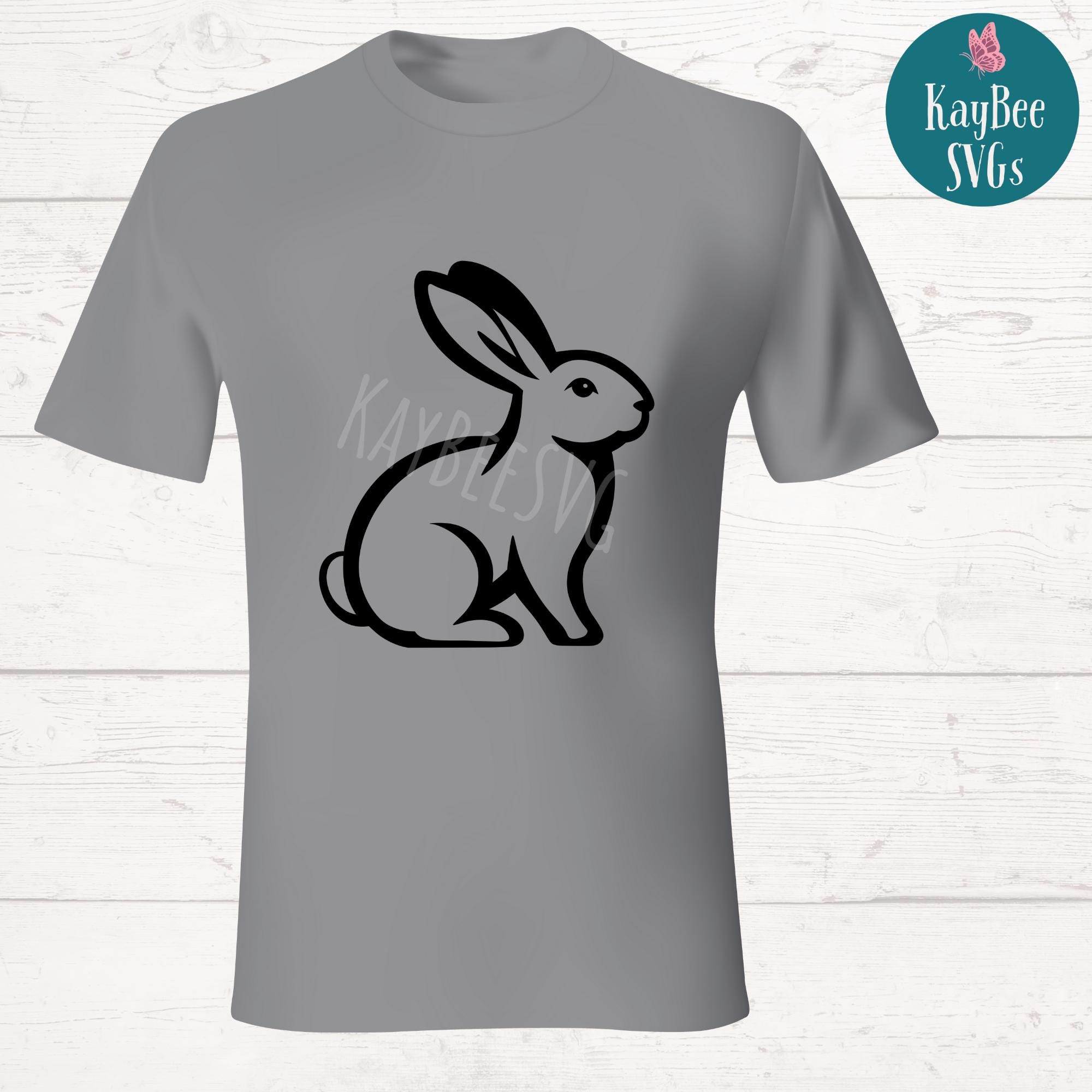 Rabbit Bunny SVG PNG Clipart Cut Files for Cricut, Silhouette, Laser ...