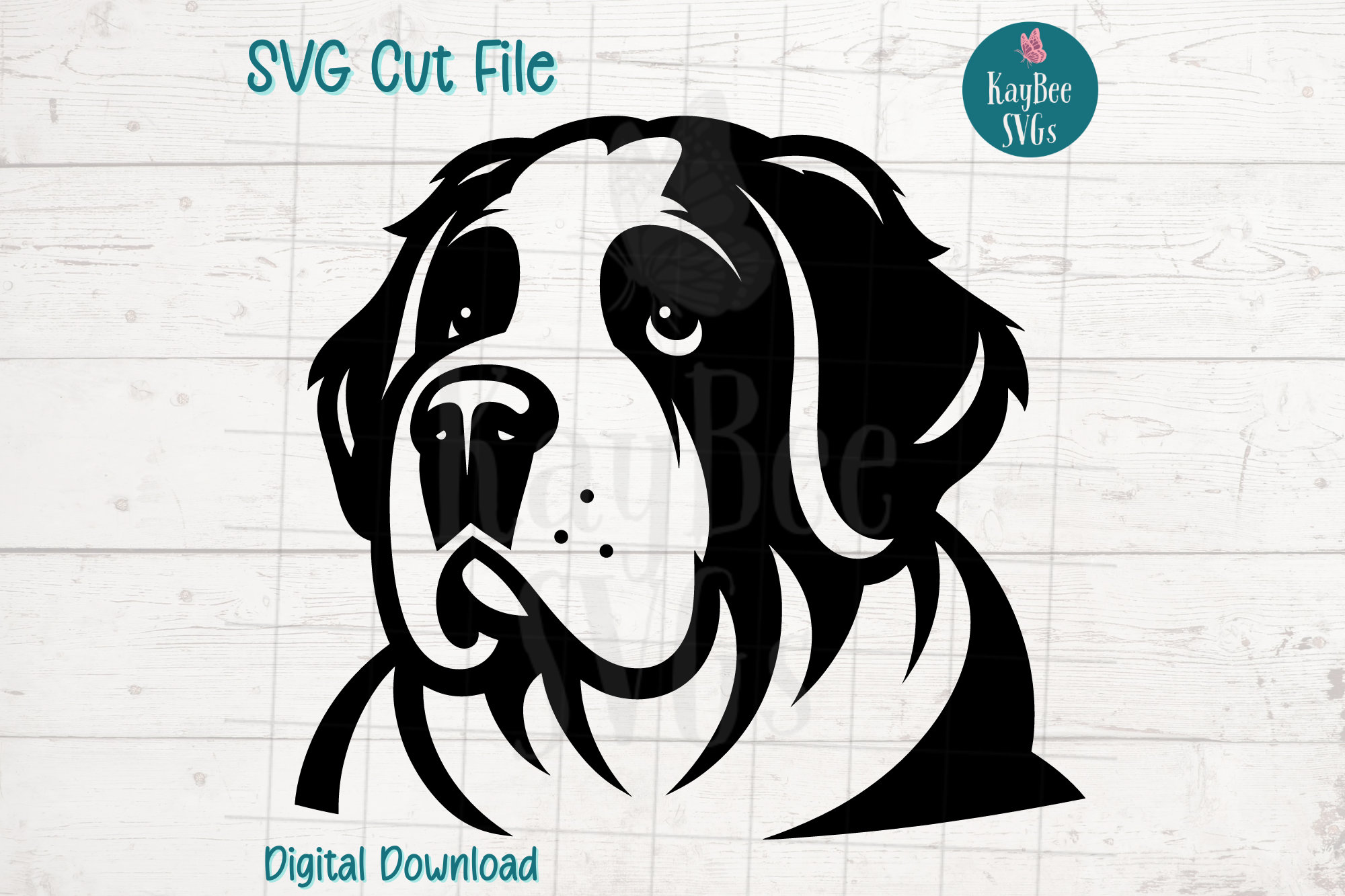 Saint Bernard Clip - Etsy Singapore, image size:2000x1333