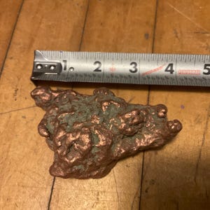 SEE VIDEO large Copper Nugget Keweenaw Upper Peninsula Michigan Calumet Hecla Copper Mine Striking Specimen Yooper