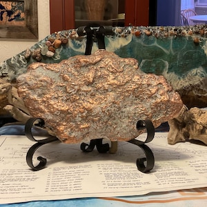Solid native Copper Nugget 14 lbs Keweenaw Upper Peninsula Michigan Quincy Copper Mine Striking Specimen