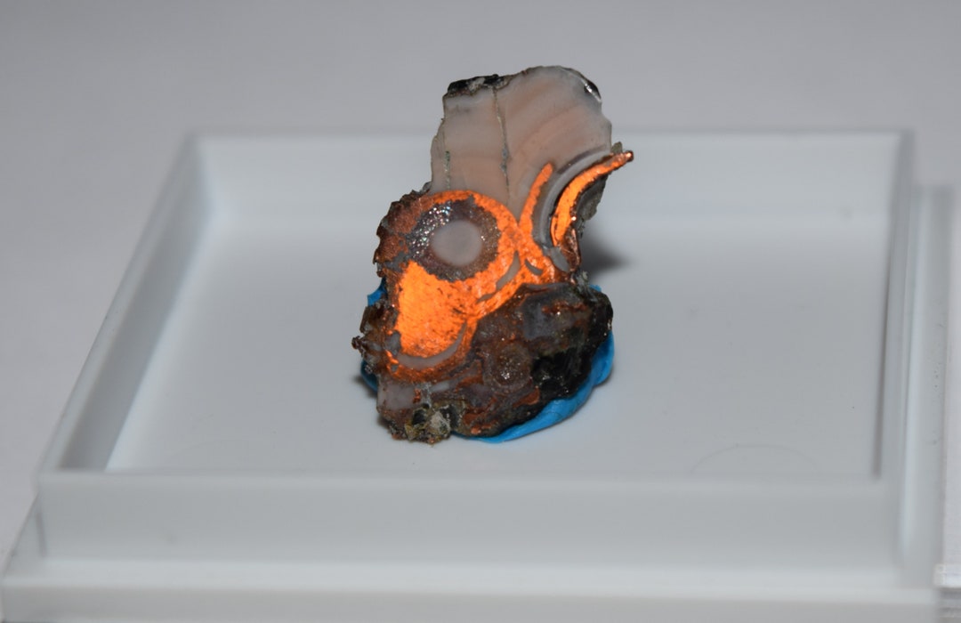 RARE Lake Superior Copper Banded Replacement Agate From Keweenaw