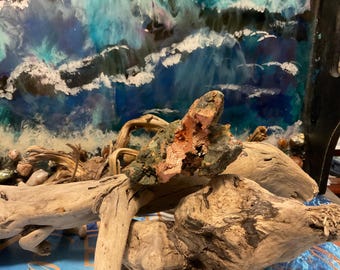 see video Museum Quality, Upper Peninsula Michigan, Copper Crystal Specimen, Keweenaw County, Unique Rare Osceola Mine