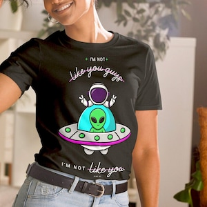 I&#39;m Not Like You Guys Blink 182 Aliens Exist Unisex T-shirt by MadMorbid | Embrace Your Indigo Child Style | Get In Loser UFO