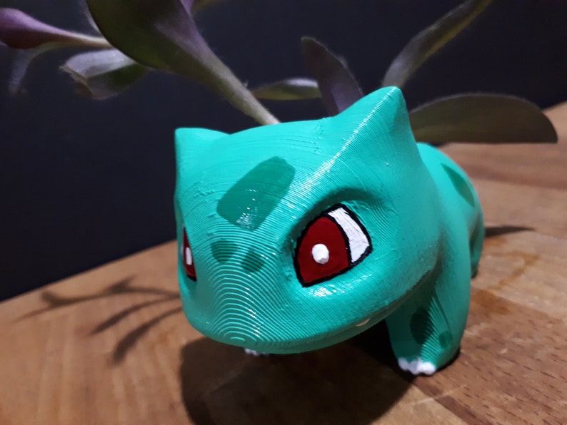 Bulbasaur Succulent Pot Planter small Pokemon 3D Printed and Etsy