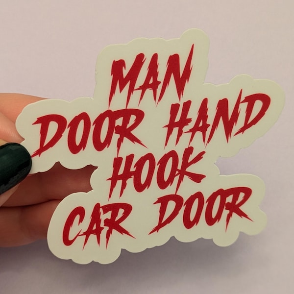 Man Door Hand Hook Car Door Matte Vinyl Sticker - Game Grumps Fan Art