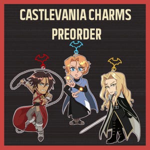 Castlevania Trio Keychains PREORDER