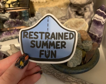 Restrained Summer Fun Sticker