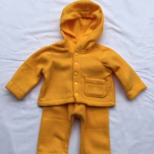Baby Boy or Girl Handmade Fleece Hoodie Sweatshirt and Pant Set