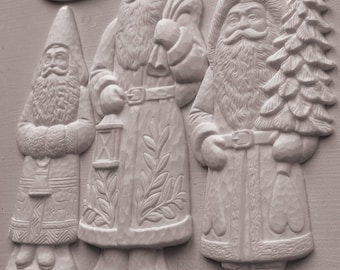 Belsnickel IOD Mould | 6x10 Vintage Christmas Santa Decor Mould by Iron Orchid Designs | Heirloom Holiday Silicone Casting Mould