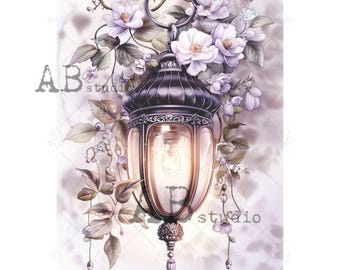 A4 Vintage Lantern (Le Petit Paris No 525)