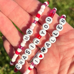 Morgan Wallen Bracelet, Country Concert Friendship Bracelet, Handmade Stretch Bracelet, Country Music Fan Gift, Western Jewelry