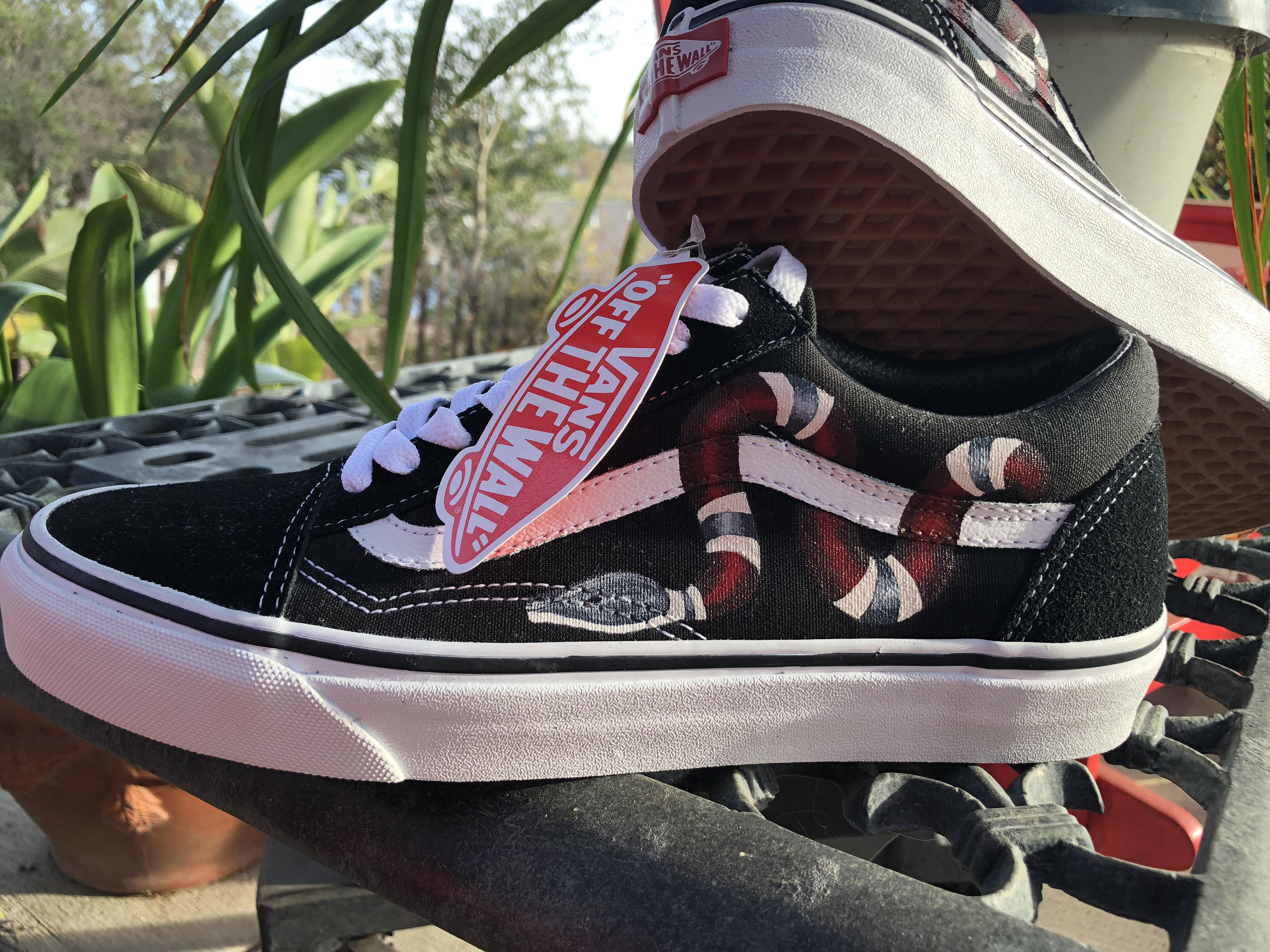 Custom Gucci Vans | Etsy