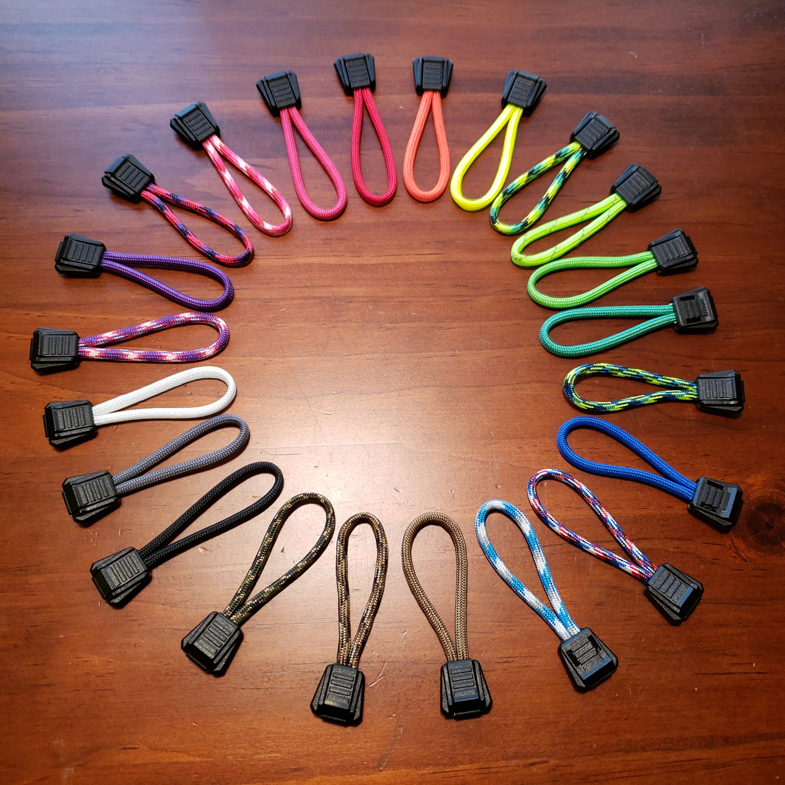 Paracord Zipper Pull Etsy