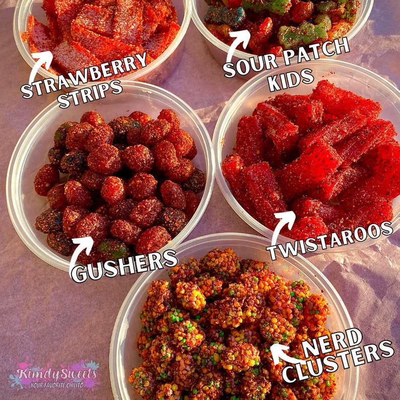 Chile Chamoy Gummy Candy SUPREME VARIETY BOX Mexican candy with a twist