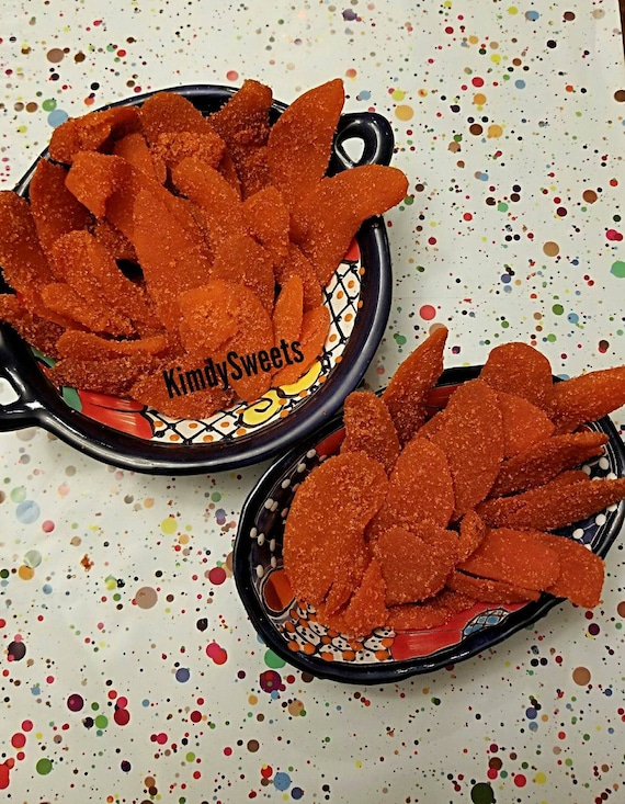 Chile Dried Mangos Sweet Sour & Spicy. Mexican Candy - Etsy