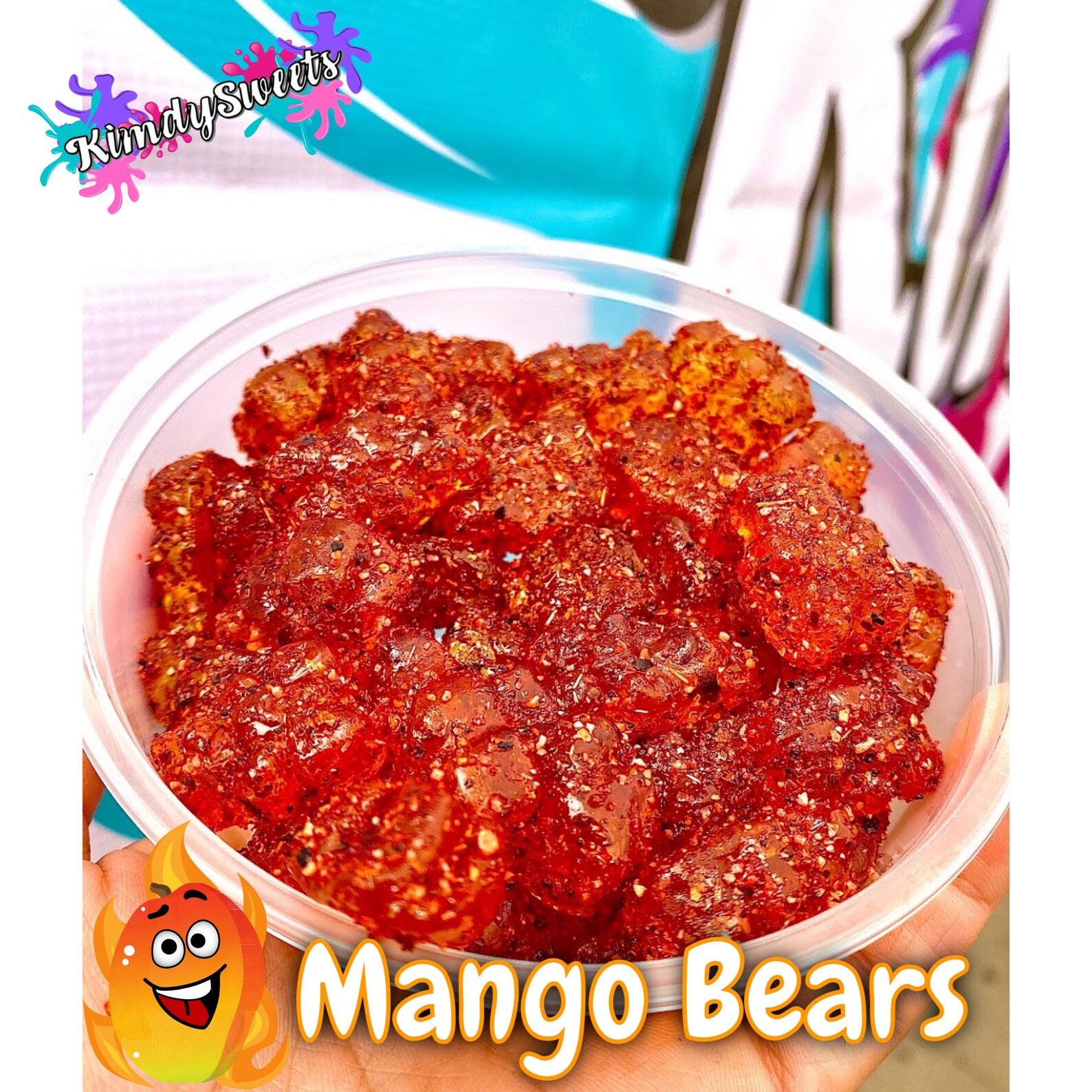 Mango Gummy Bears Gourmet Chamoy Candy Chile Gummies Etsy