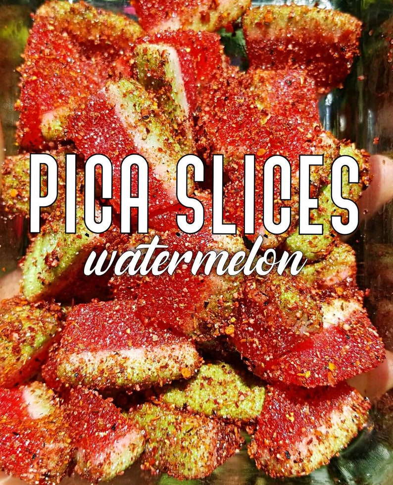 Chile Chamoy Candy Watermelon Pica Slices. Gourmet Etsy