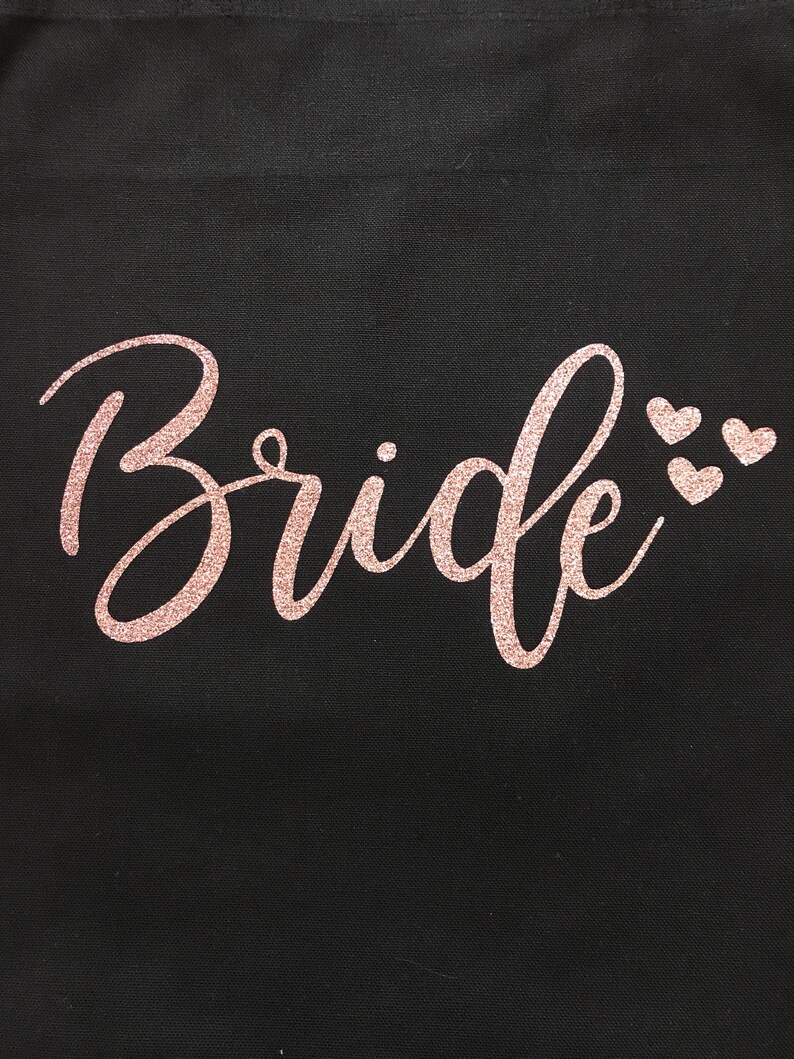 BrideBridesmaids Canvas Tote Set of 6