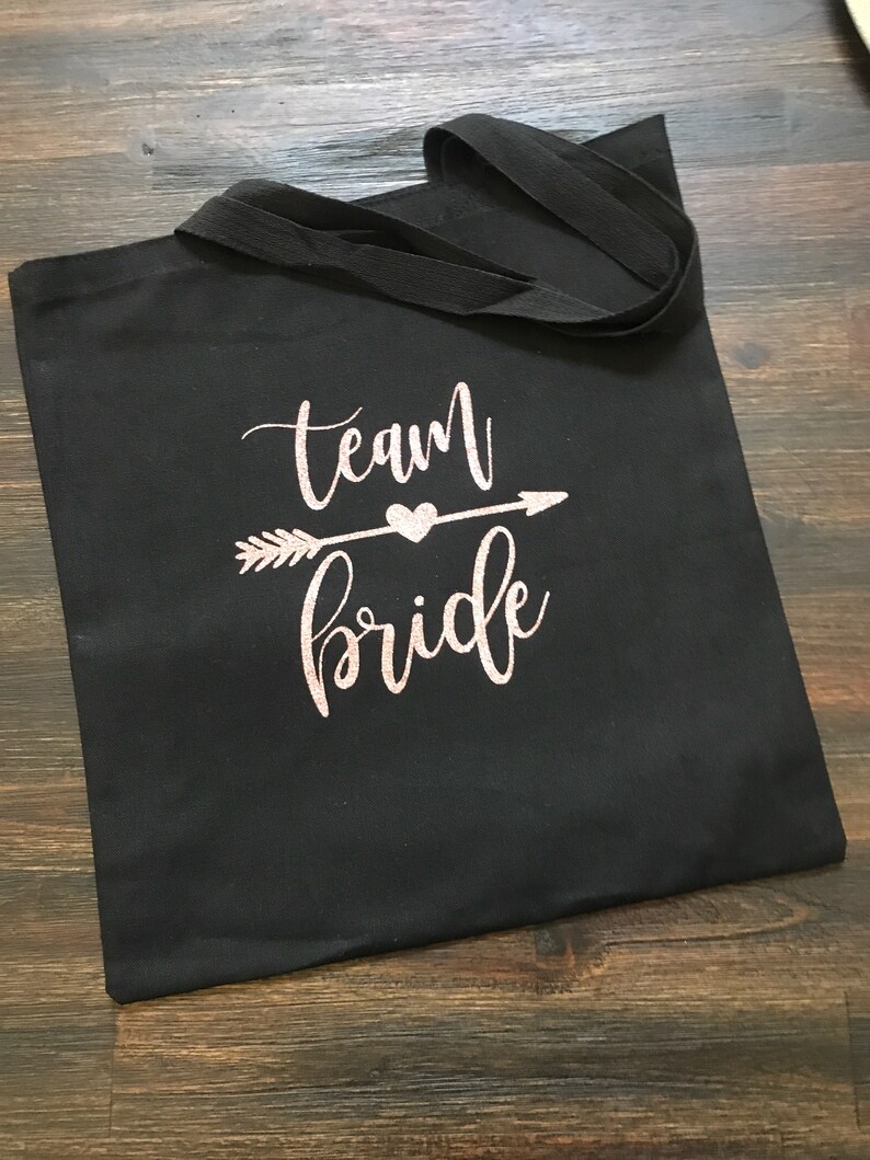 BrideBridesmaids Canvas Tote Set of 6