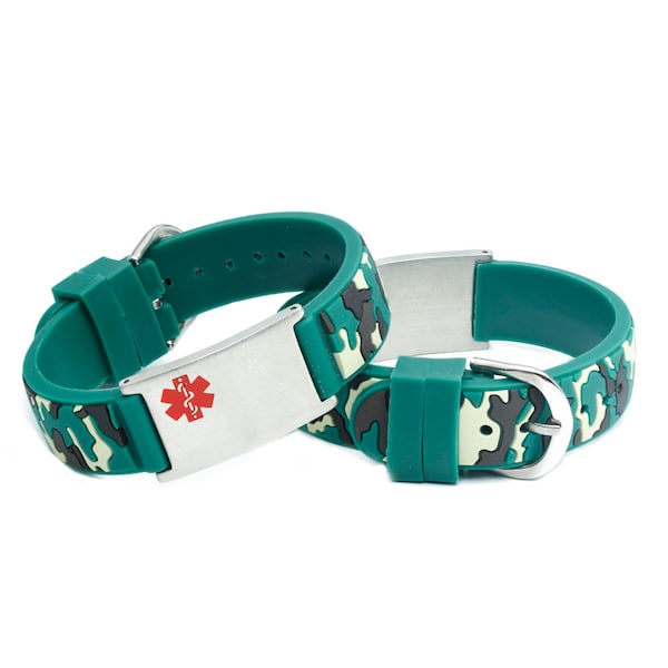 Boys en girls medical allergy bracelet, safety ID bracelet - FREE SHIPMENT