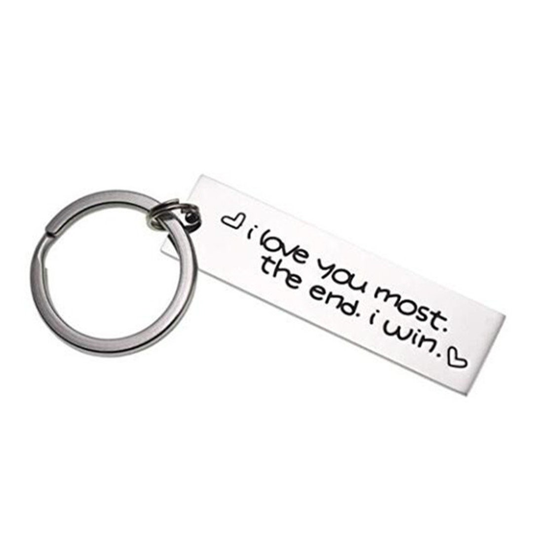 Beatiful Personalized Key Chains With a Personal Message Etsy