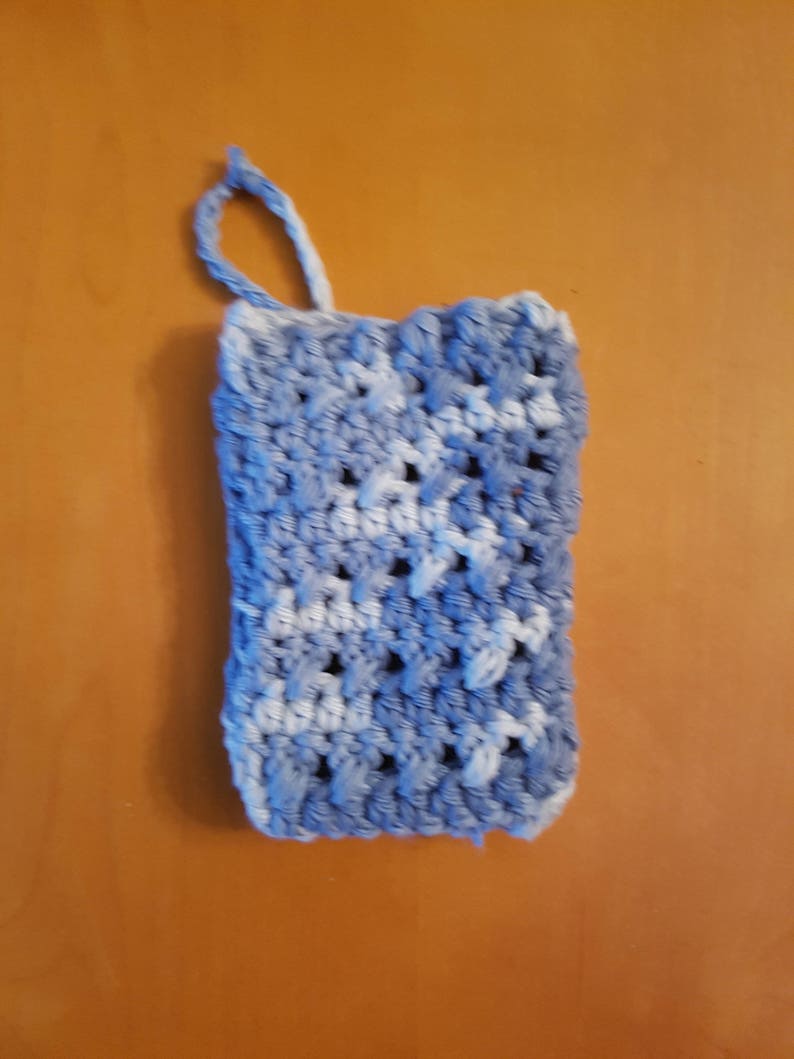 Crocheted Cotton Spa Soap Saver image 1
