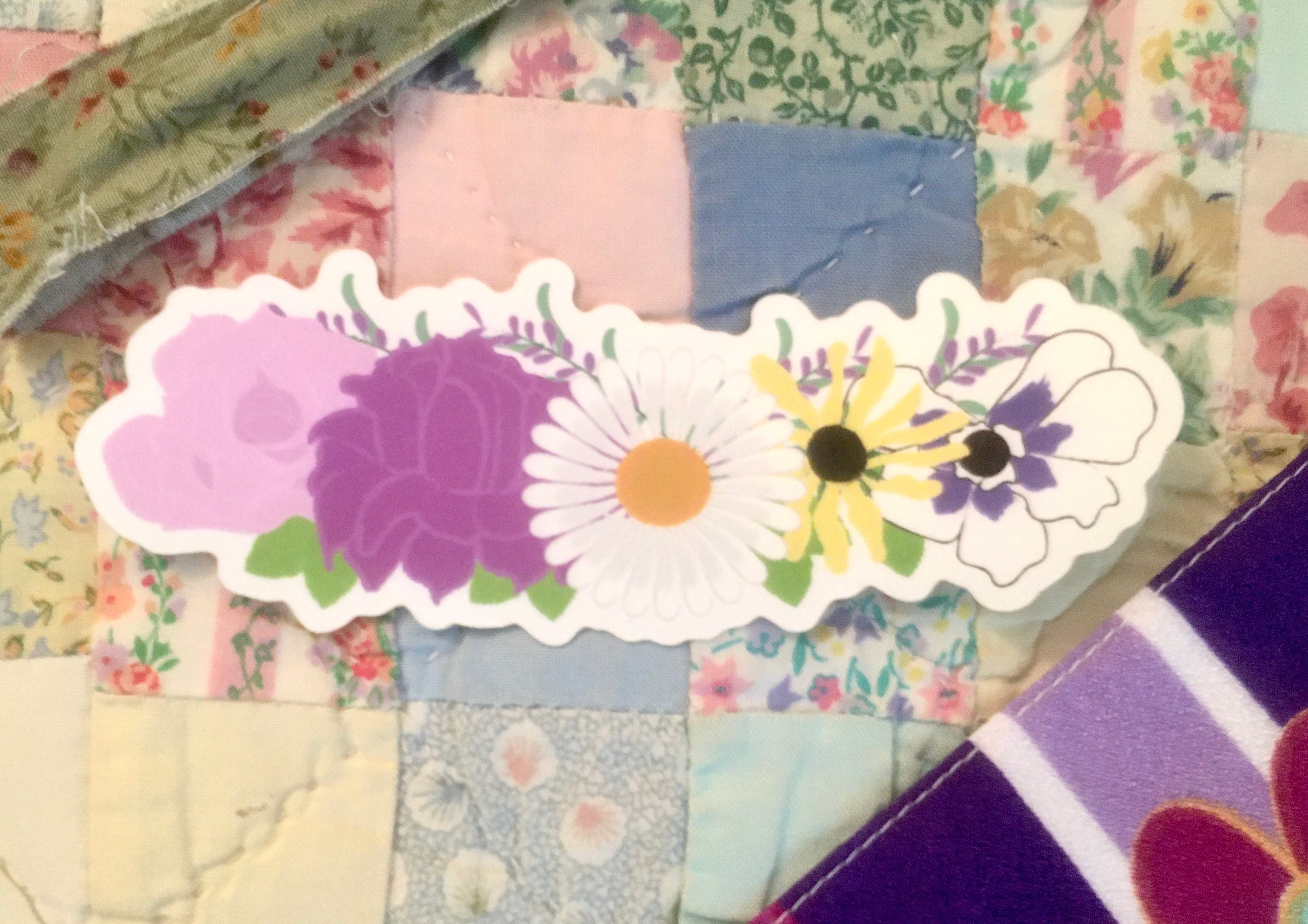 Wildflower Sticker Etsy