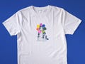 Grumpy Flower Cat T-Shirt: Limited Edition Organic Cotton Screenprint product logo