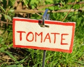 Panonceau de jardin pour potager et plantes aromatiques