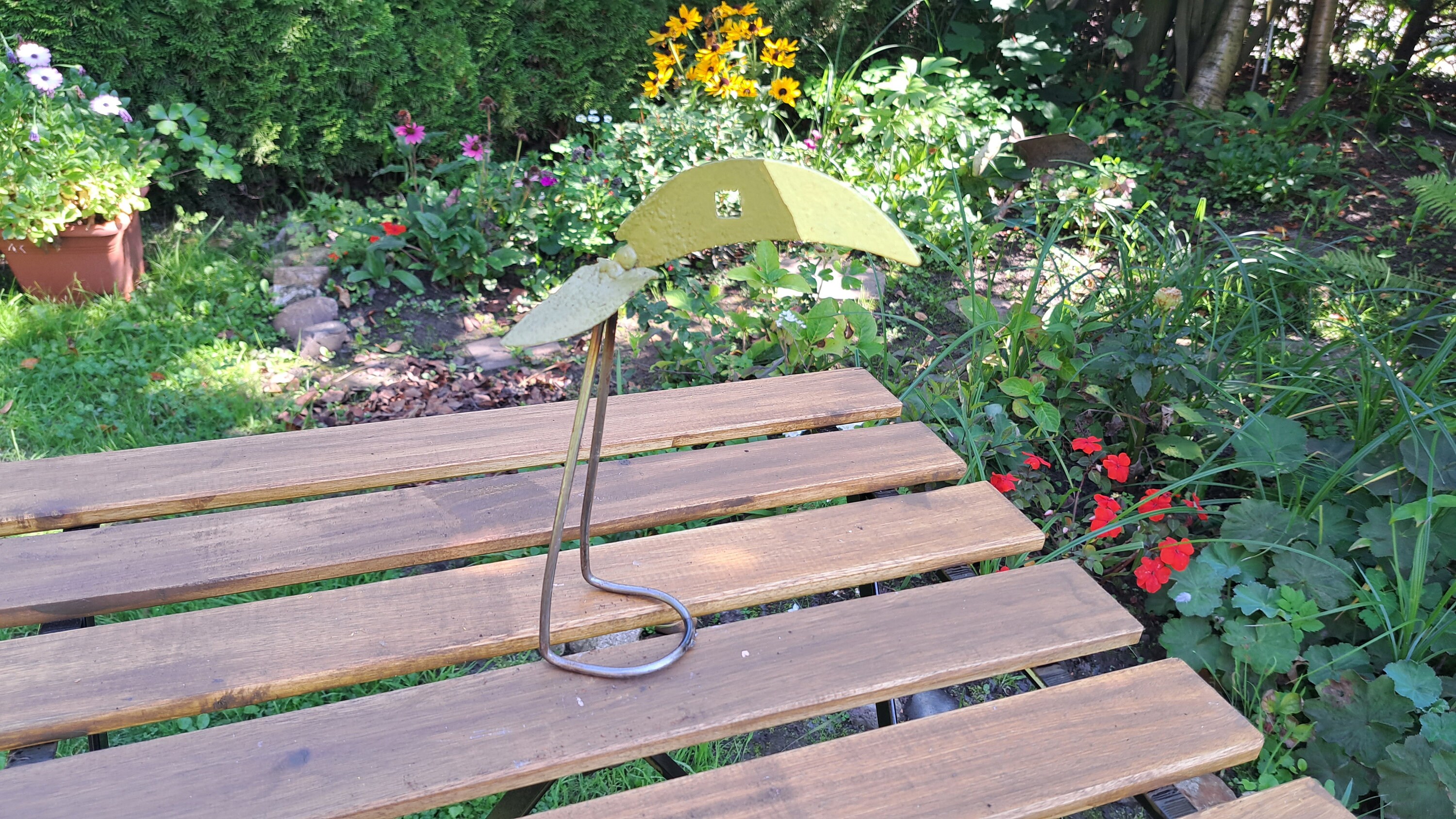 Vogel Aus Metall Schrott Schrottkunst Garten Deko DIY Skulptur Etsy
