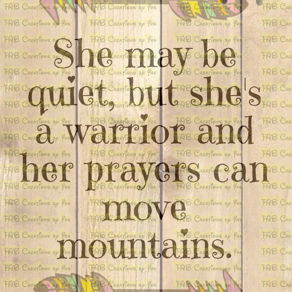 She May Be Quiet but She’s a Warrior Svg Etsy
