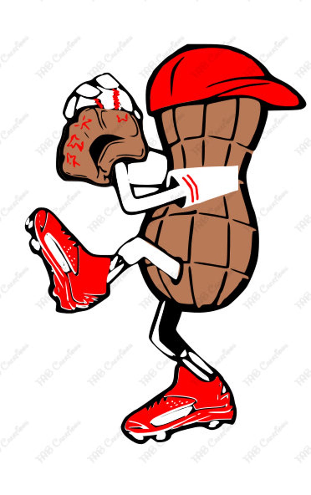 Baseball Peanut .svg .png .eps .dfx Etsy