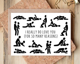 Anniversary Card For Boyfriend, Funny Anniversary Card, Rude Cards