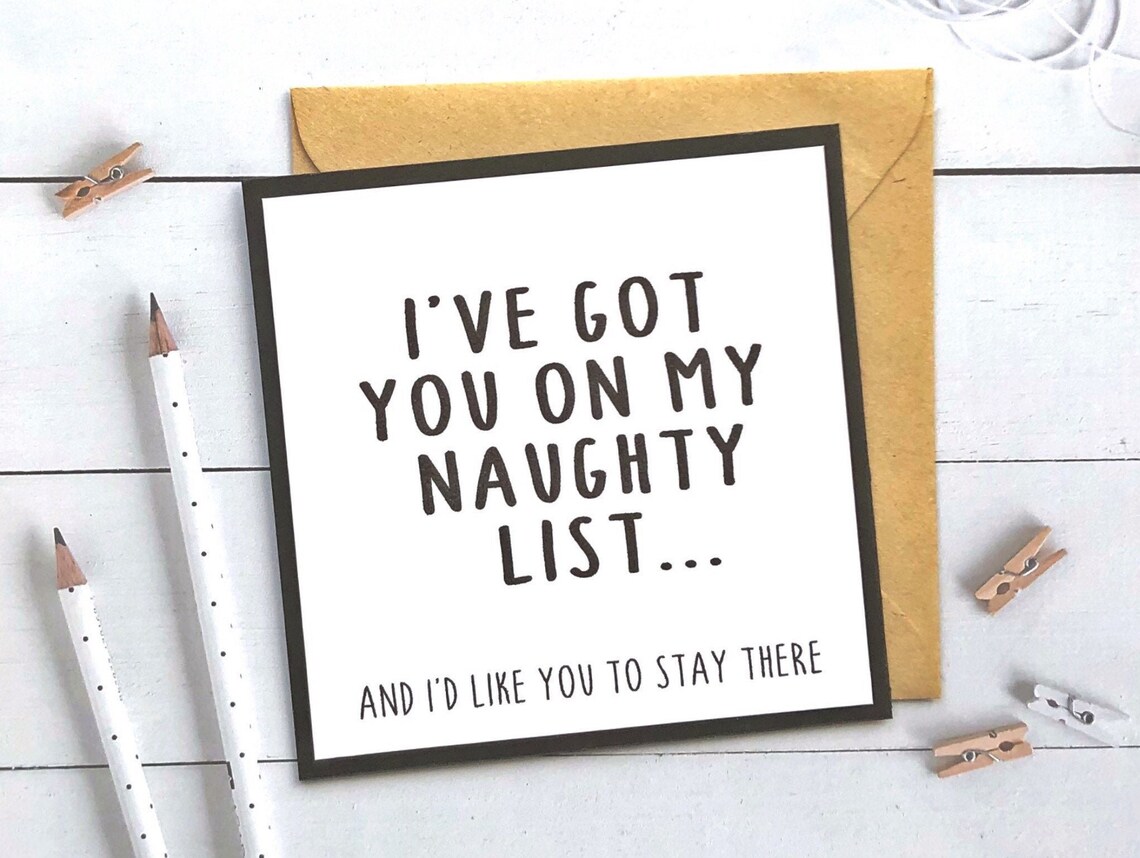 Funny Christmas Card Boyfriend Christmas Card Christmas Card | Etsy