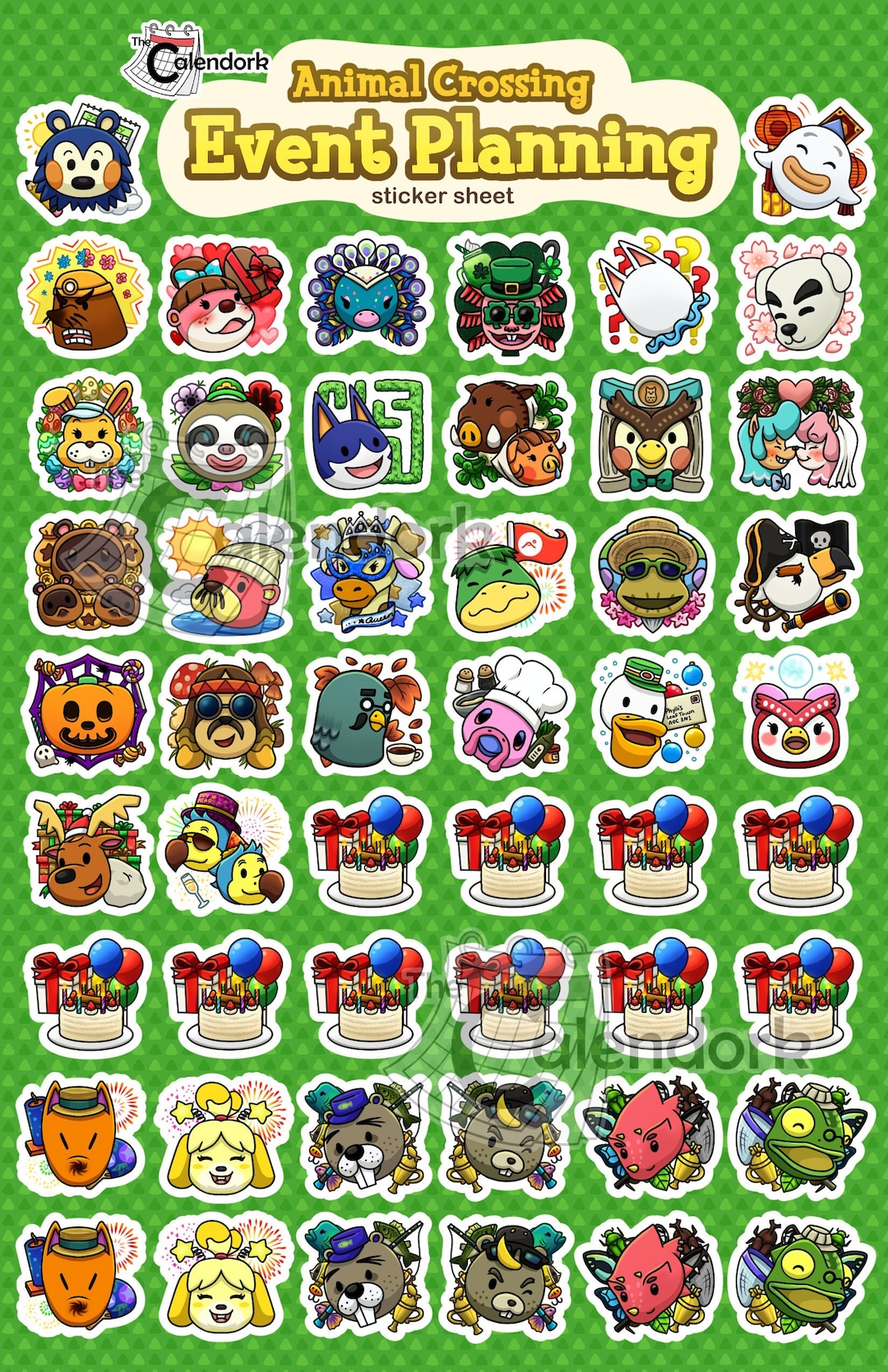 AC Planner Sticker Sheet - Etsy