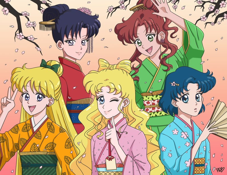 Sailor Moon Wall Calendar Etsy