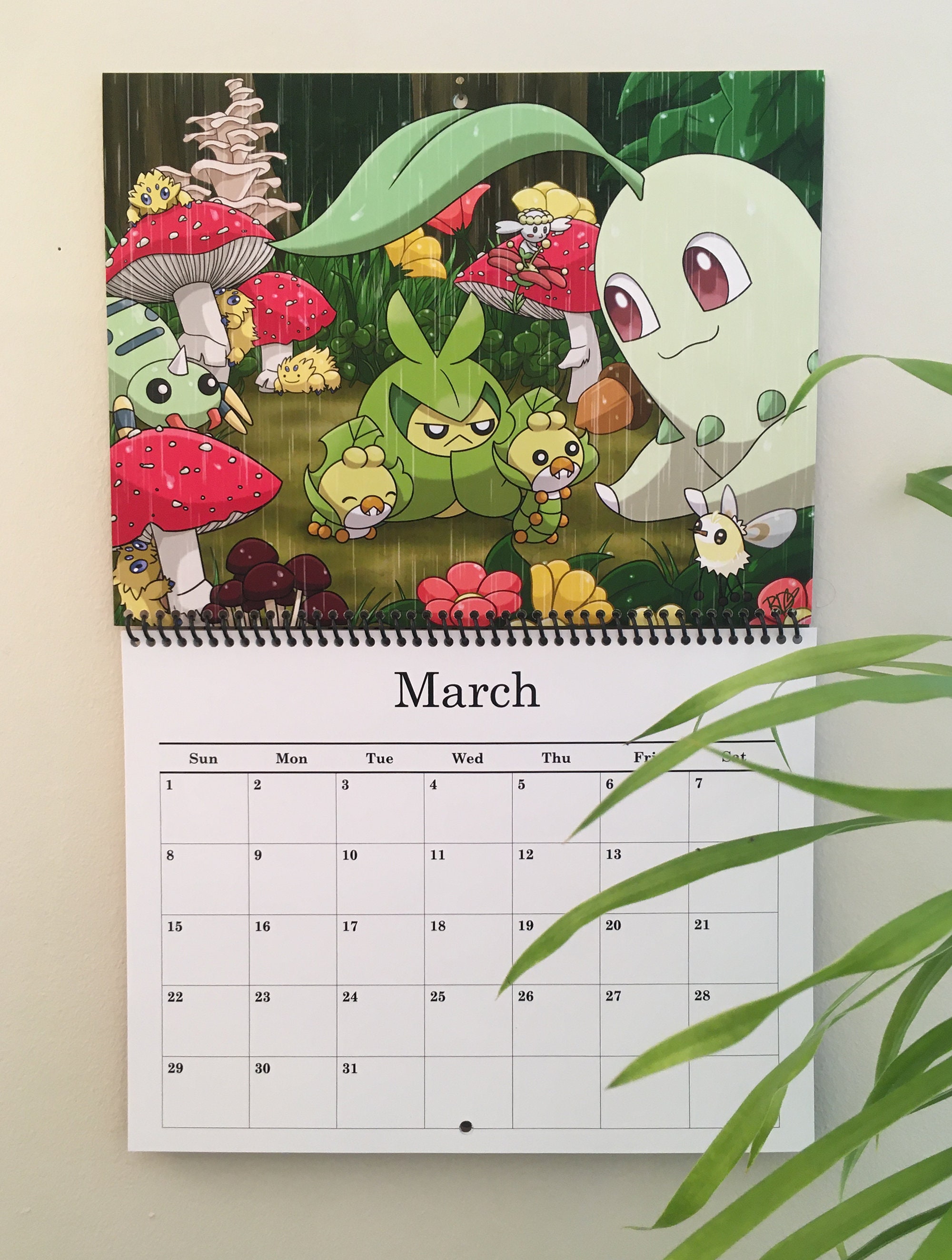 Pokemon Wall Calendar | Etsy