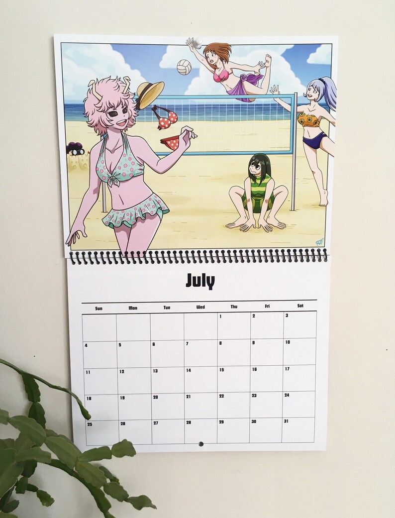 MHA Wall Calendar | Etsy