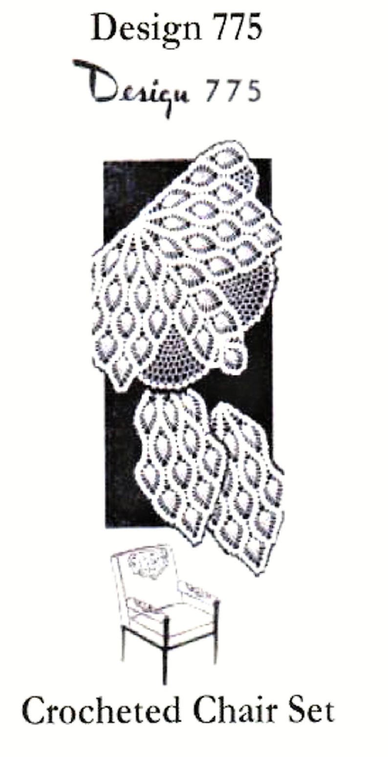 PDF Crochet Pattern, Pineapple Chair Back Set in Pineapple Design,alice ...