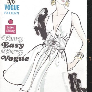 PDF Vintage Vogue 1950 a  Sewing Pattern 7568  Size 10 Bust 33 1/2 ins  Ladies Marilyn Monroe  Halter Neck Dress Wedding dress, Ballgown,