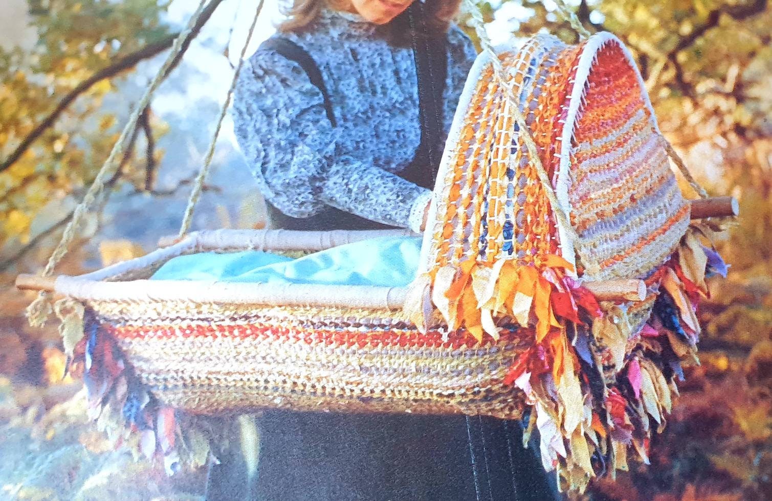 PDF How to Make a Swinging Moses Basket or Cradel With Rags. Etsy