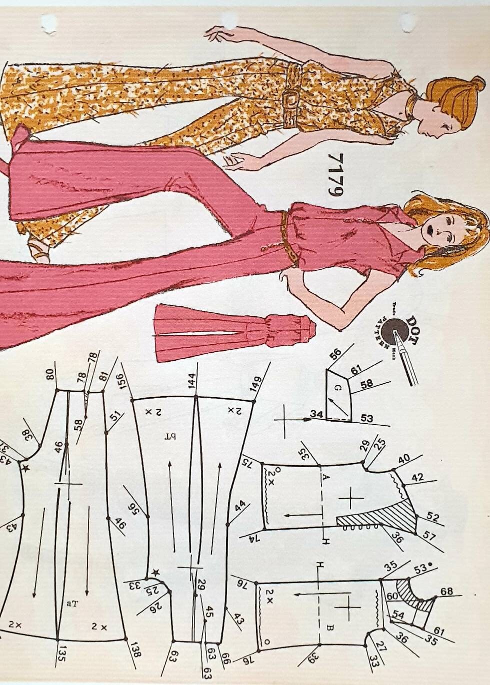 PDF Pattern Making and Drafting System Book.128 Pages Sewing Patterns ...