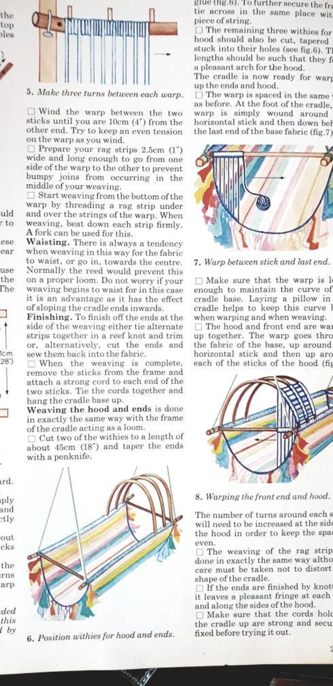 PDF How to Make a Swinging Moses Basket or Cradel With Rags. Etsy