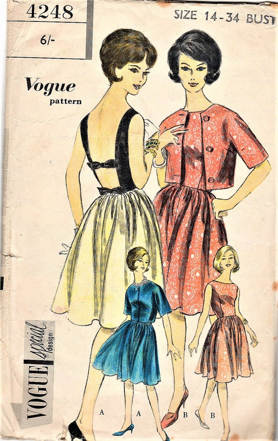 vintage backless dress