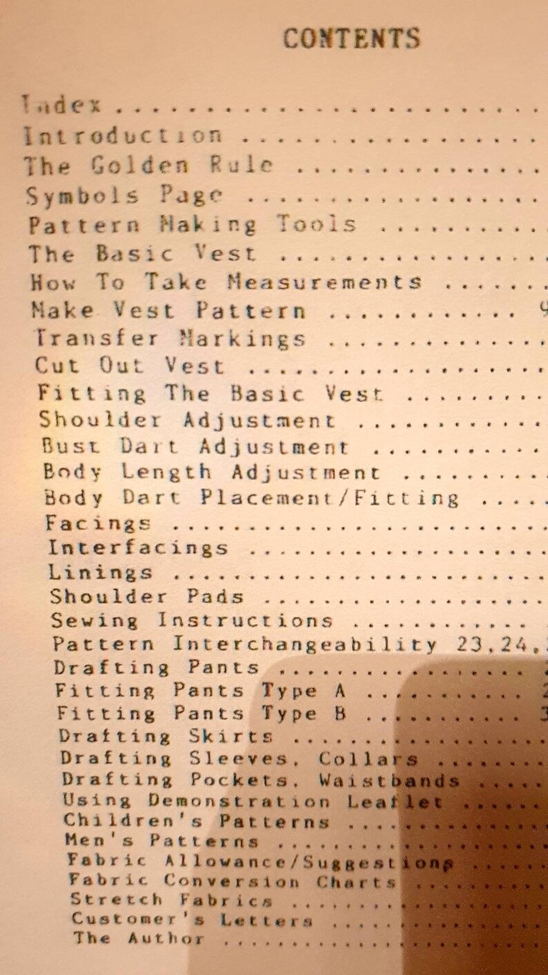 PDF Advanced Guide to the Lutterloh System Sewing Pattern/'s Haslam