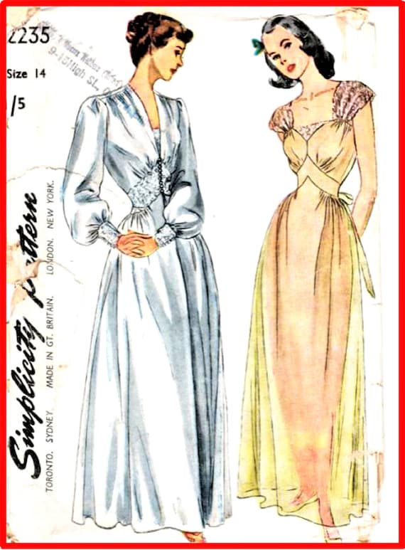 night dress sewing pattern