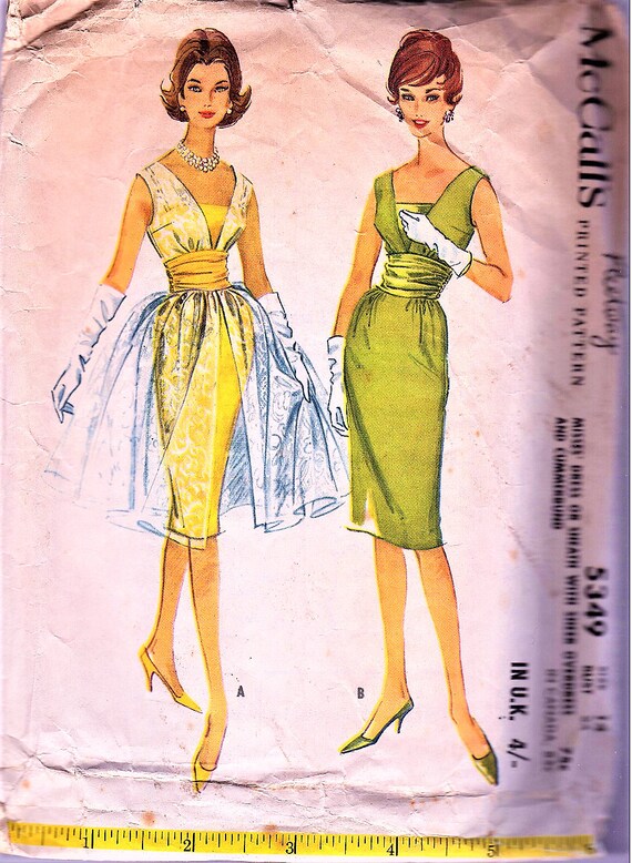 Vintage sewing Pattern, Tulle Dress , womens, sizes 10-16 mccalls