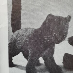 PDF Lucky Black Cat Soft Toy Sewing Pattern Doorstop image 2